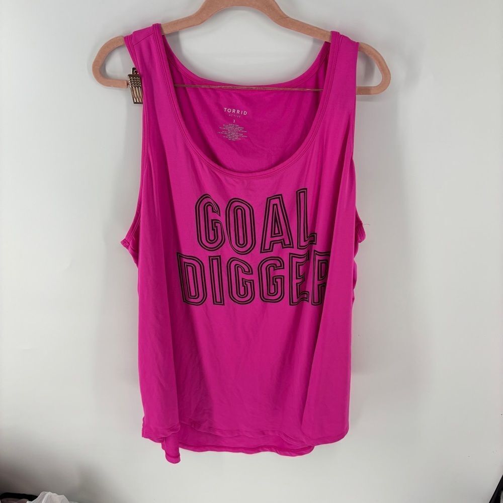 Torrid Pink Sleeveless Relaxed Tank Top
